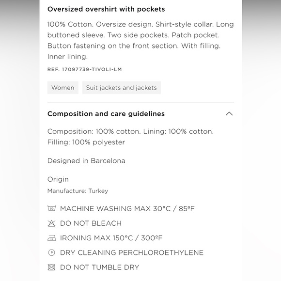 Mango Oversized Overshirt with Pockets Jacket- New with Tags - Picture 15 of 15